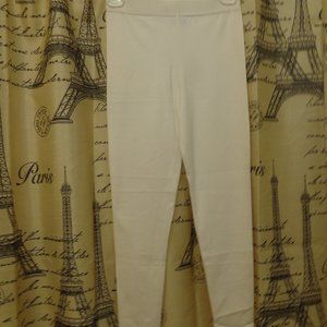 Shape FX  White Cotton Leggings